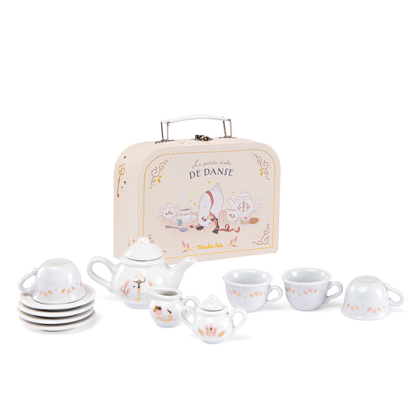 Conjunto de Chá de Porcelana Miniatura