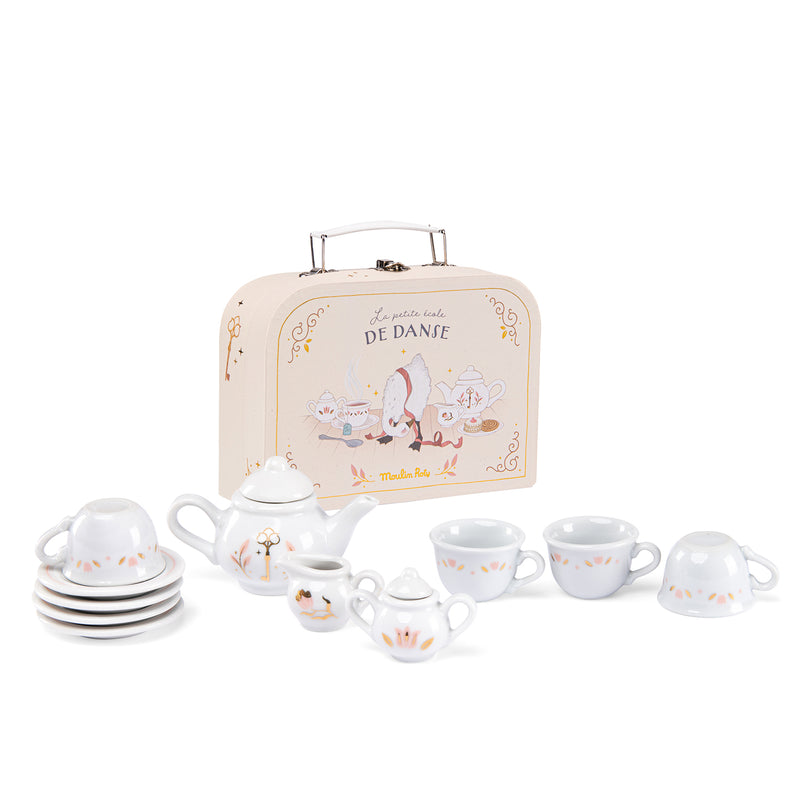 Conjunto de Chá de Porcelana Miniatura