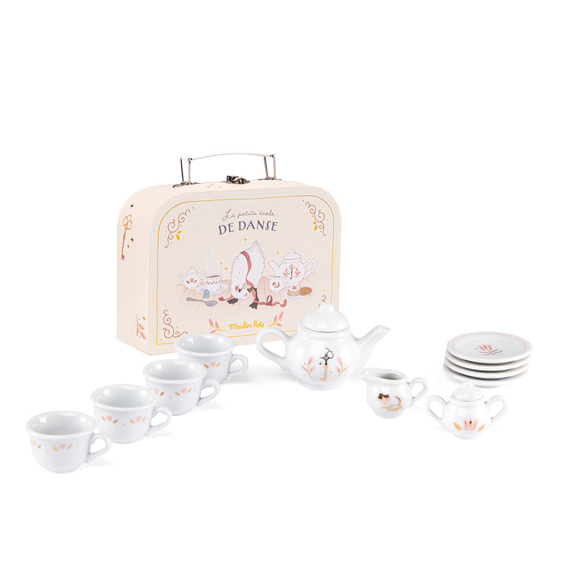 Conjunto de Chá de Porcelana Miniatura