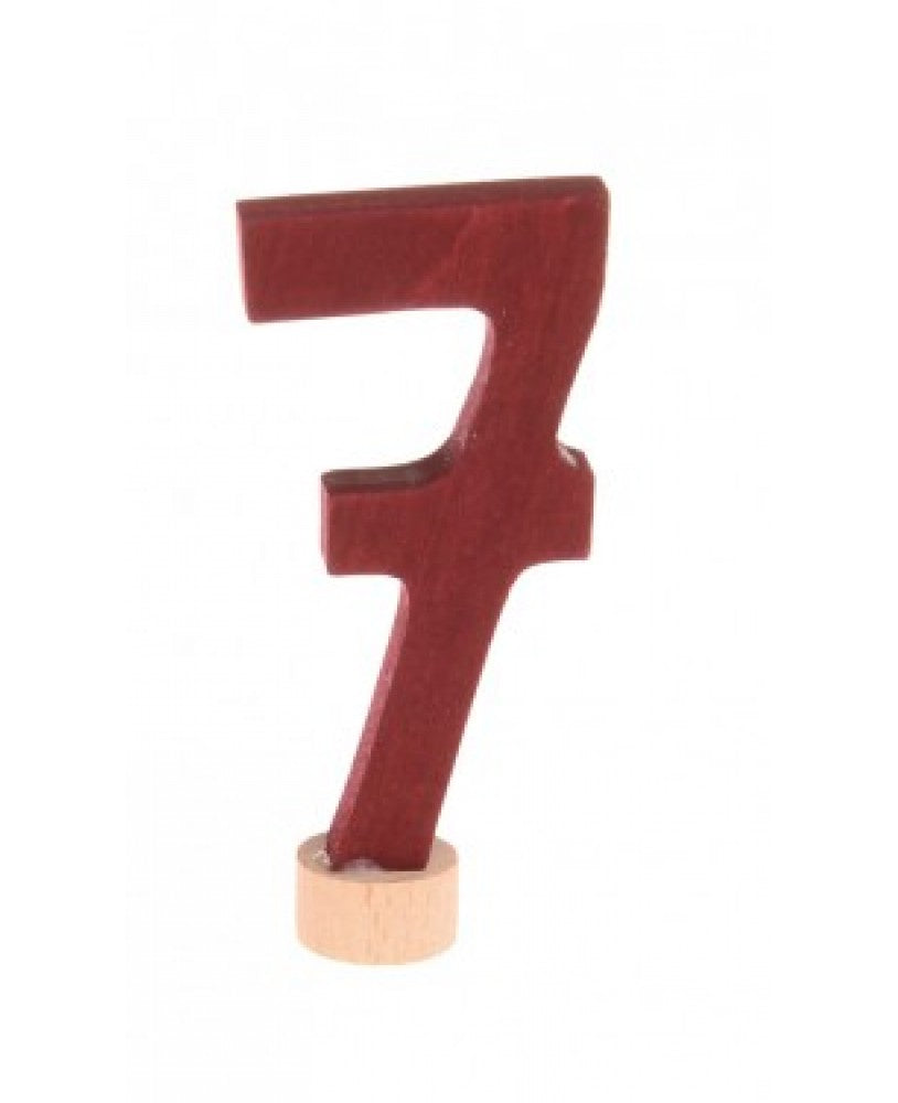 Wooden Decorative Number, 6 