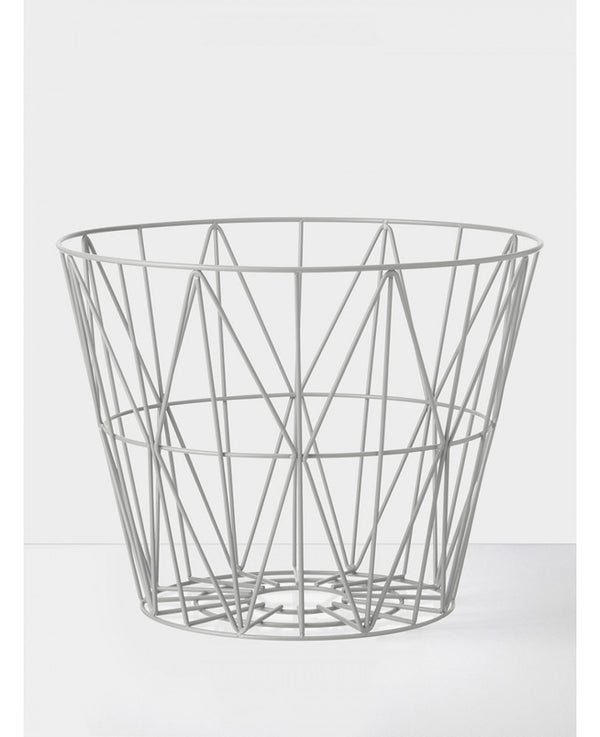 Wire Basket Cinzento