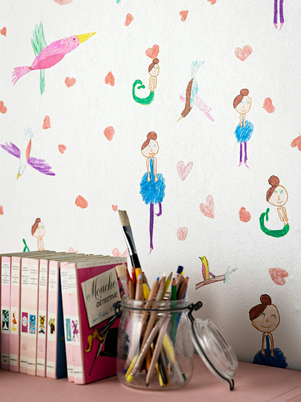 Papel de Parede Les ballerines d'Esther & Romane
