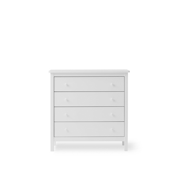 Seaside Chest of 4 Drawers, White