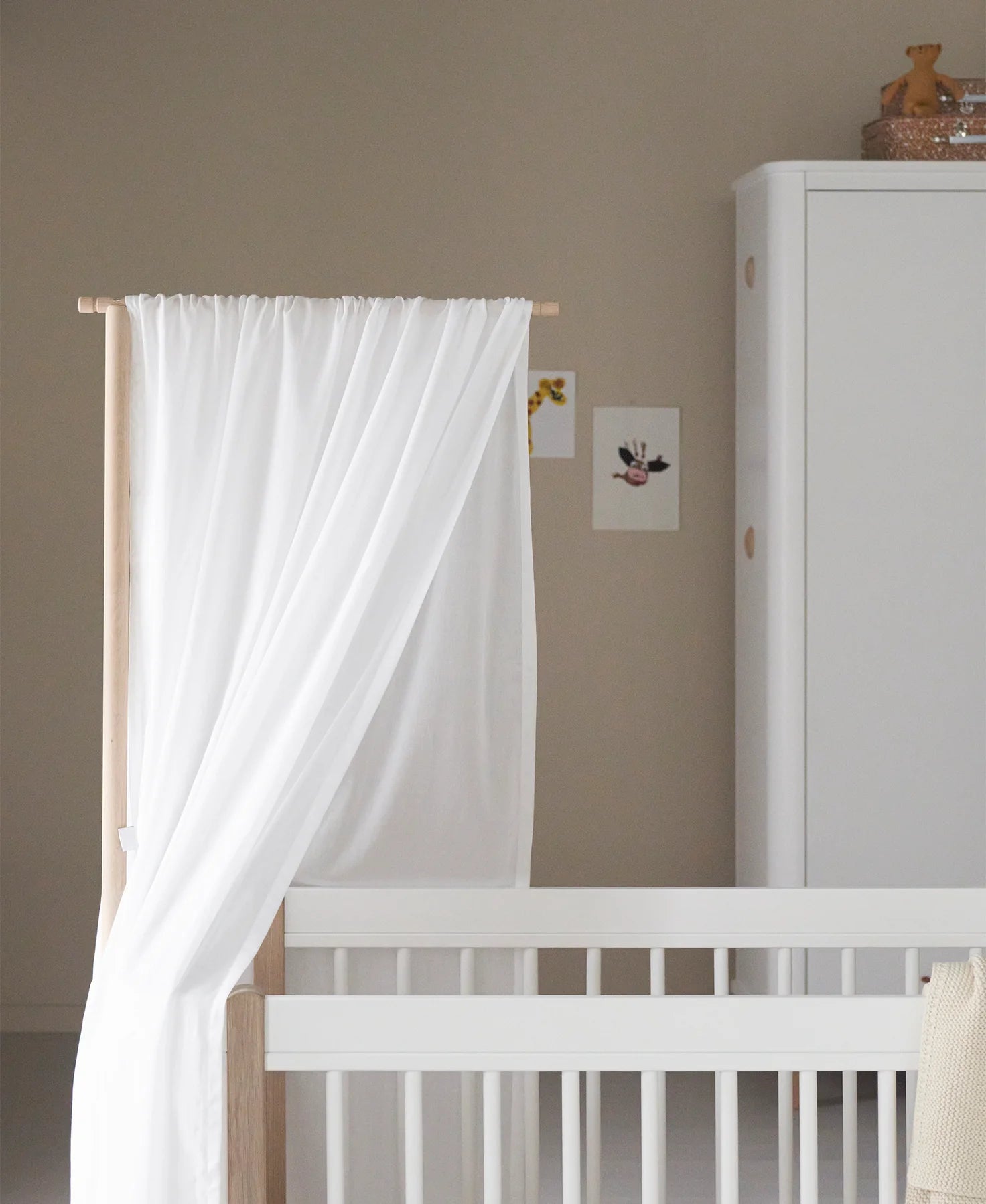 Canopy for Co-sleeper Crib, White