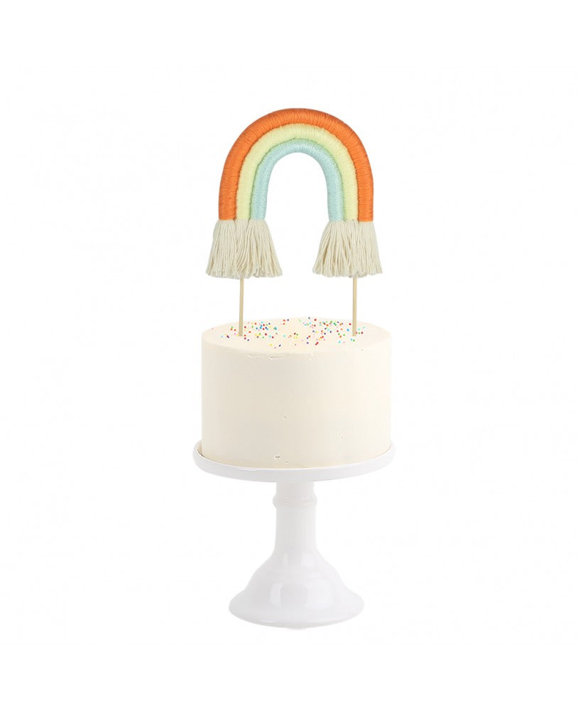 Cotton Cake Topper, Rainbow