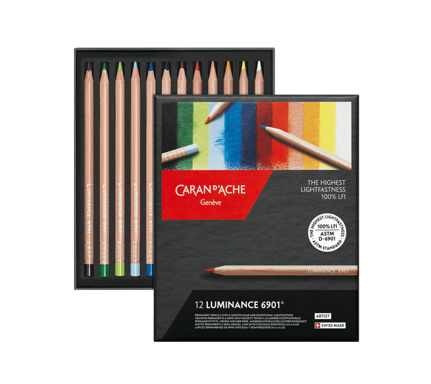 Luminance Colored Pencils, 12 Colors