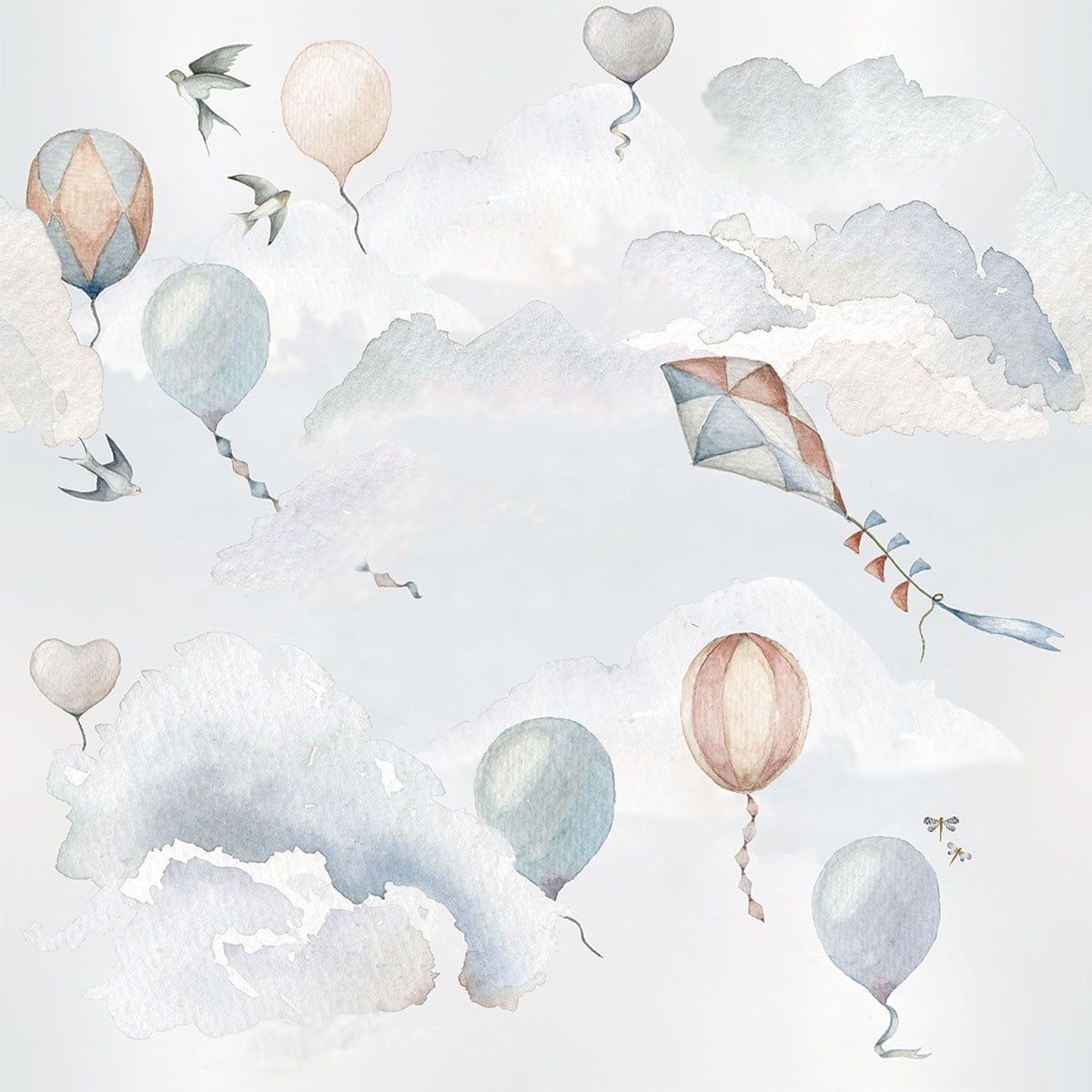 Fairytale Balloons Wallpaper