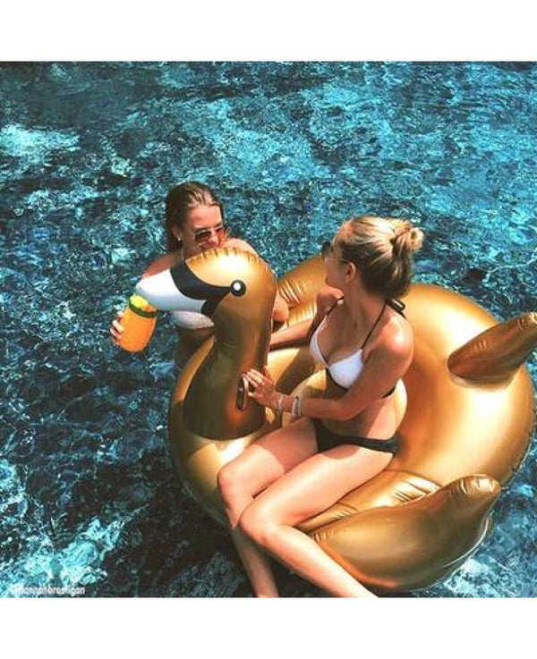 Inflatable Swan, Golden
