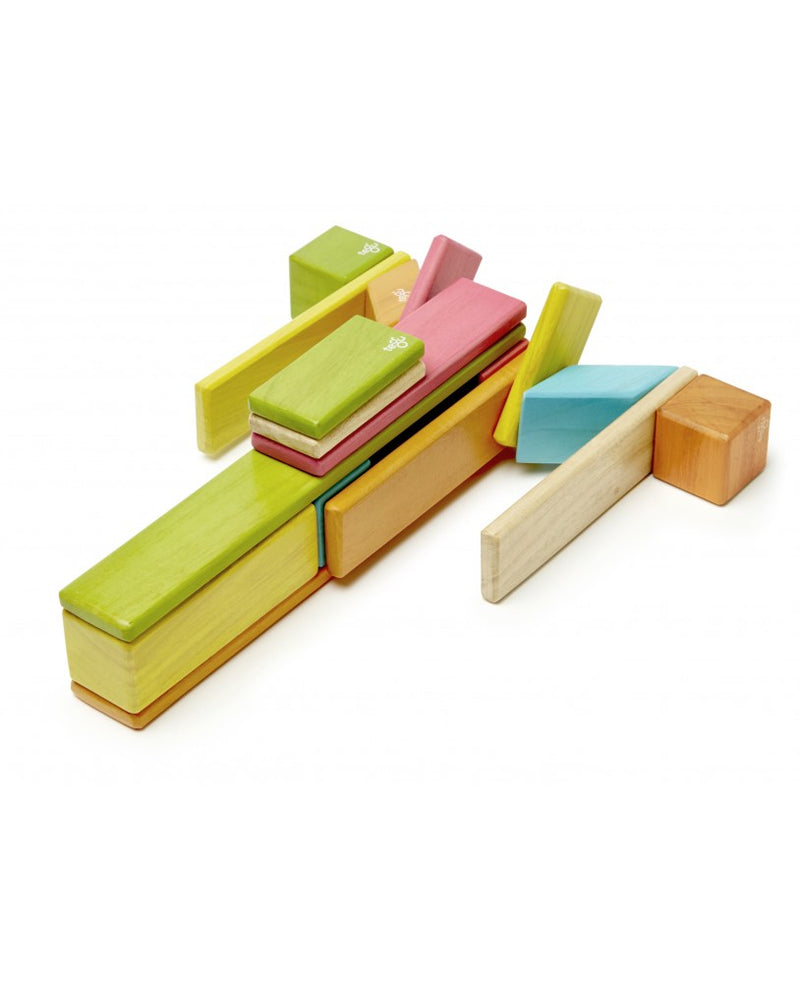 Wooden Magnetic Blocks, 24 Pieces
