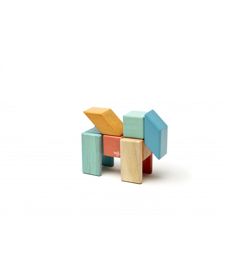 Wooden Magnetic Blocks, 24 Pieces