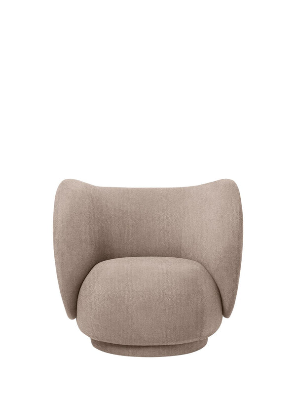 Rico Lounge Chair, Bouclé