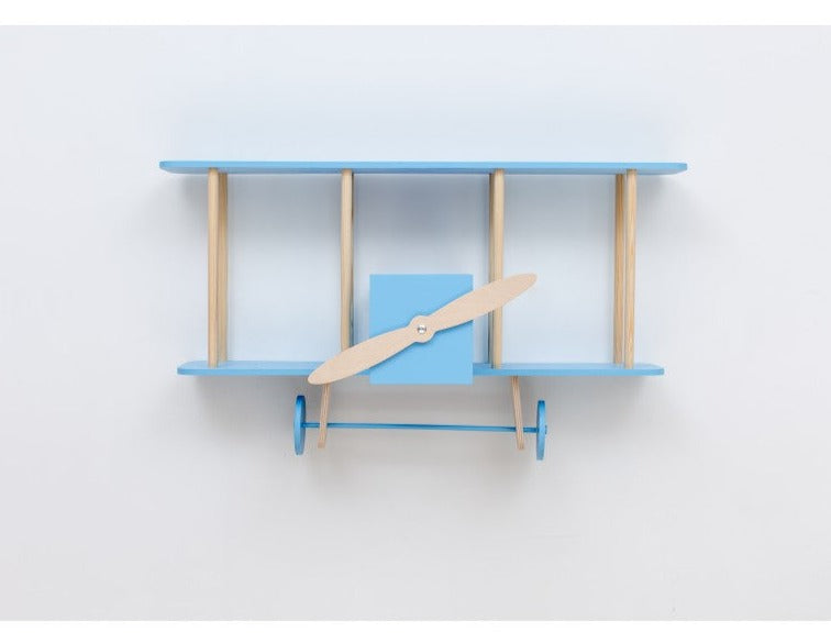 Airplane shelf, Blue