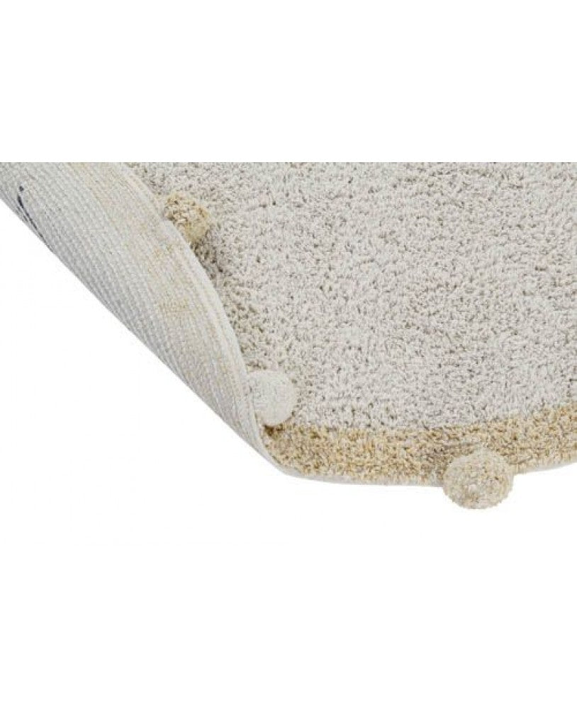 Bubbly Natural Washable Rug