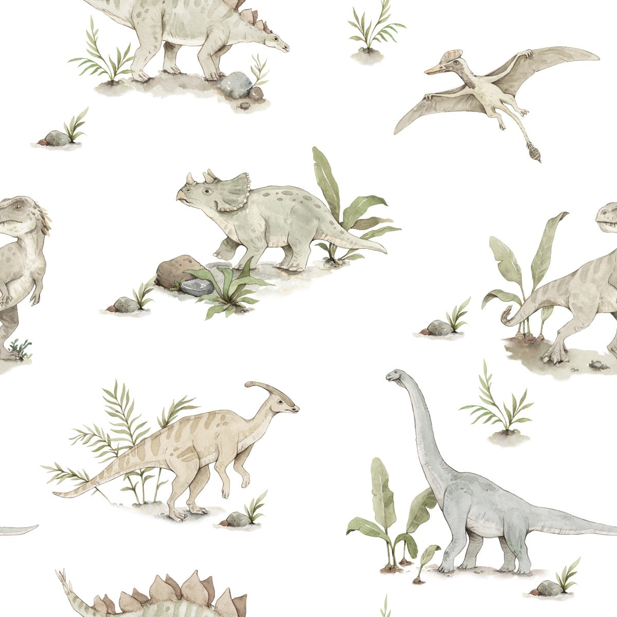 Happy Dinos Wallpaper
