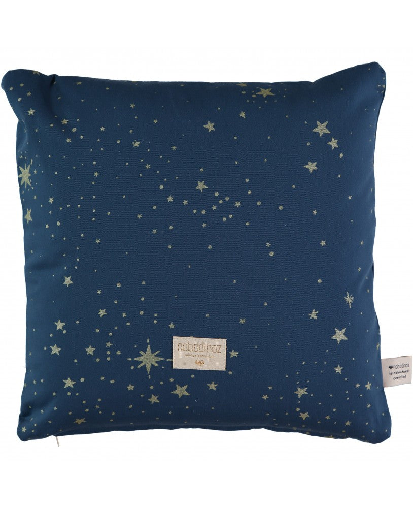 Descartes Cushion, Gold Stella Night Blue