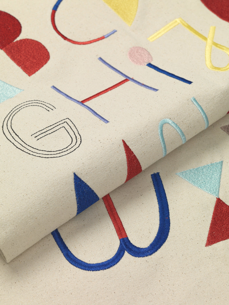Alphabet Textile Poster