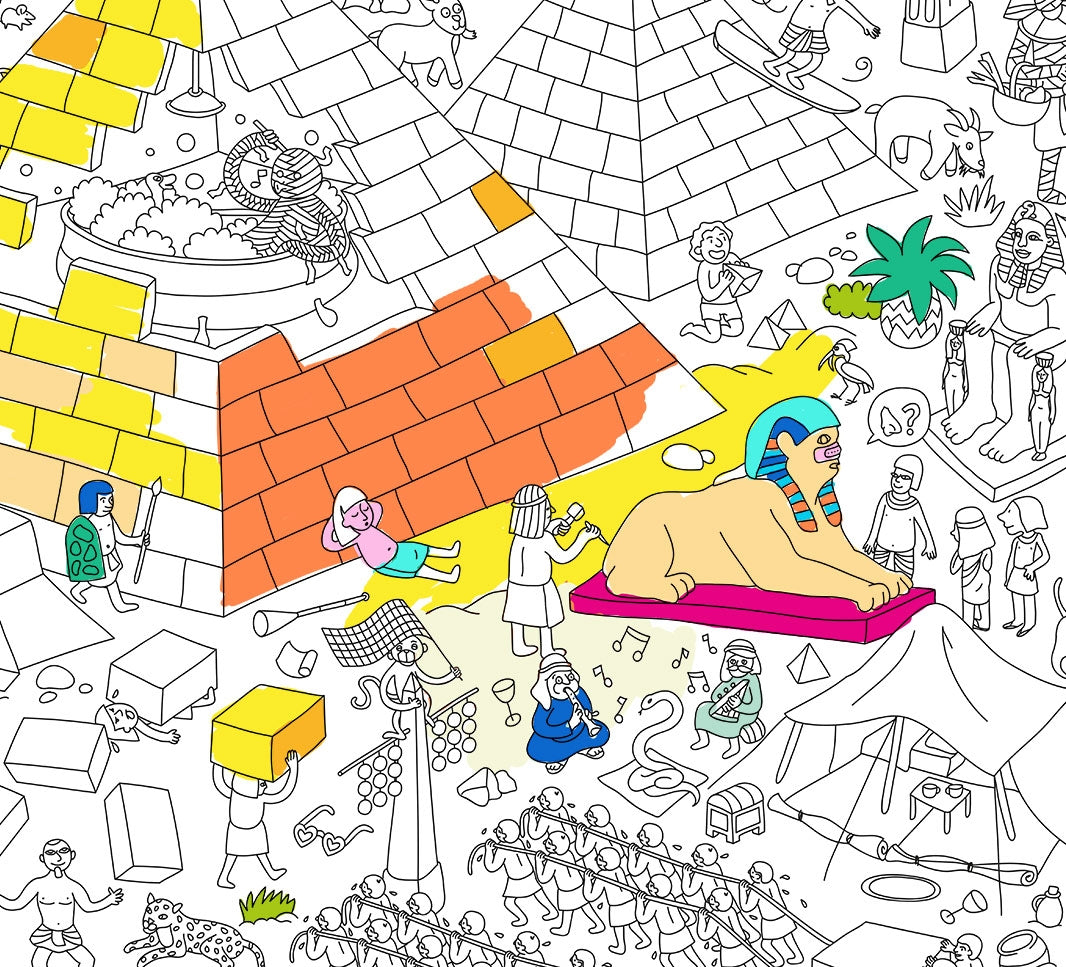 Poster for Coloring, Pyramid