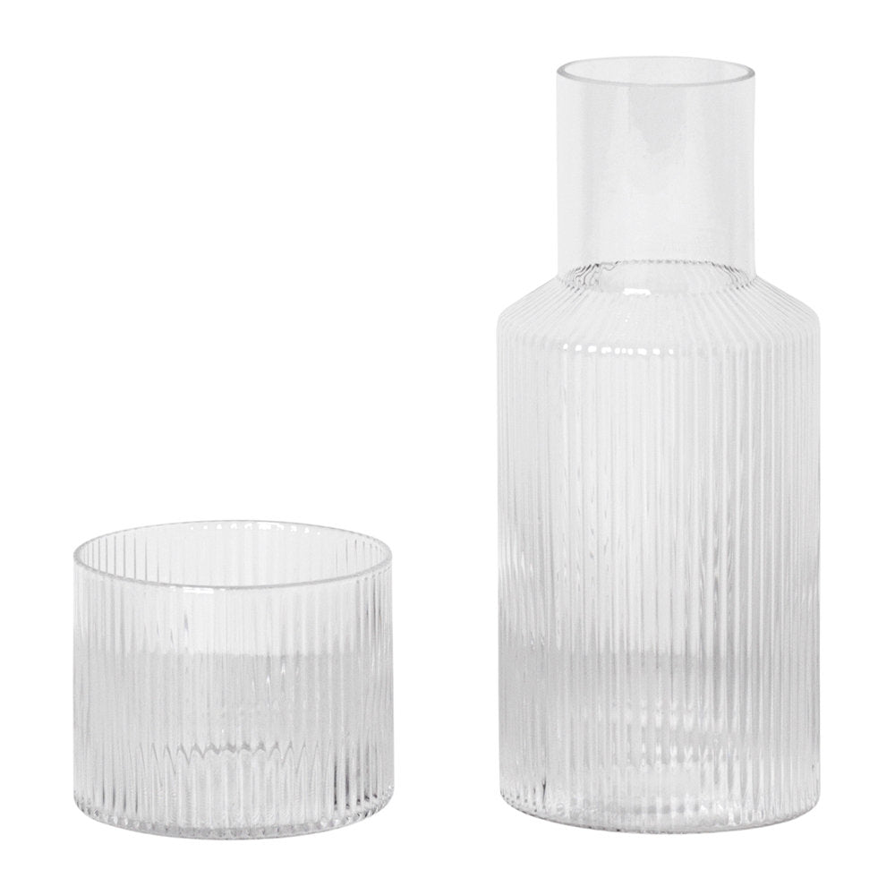 Bottle and Cup Set, Ripple