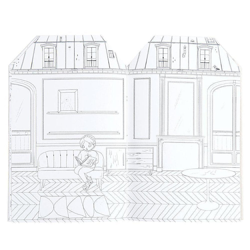 Livro para Colorir + 145 Autocolantes