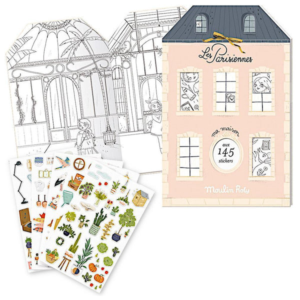 Coloring Book + 145 Stickers