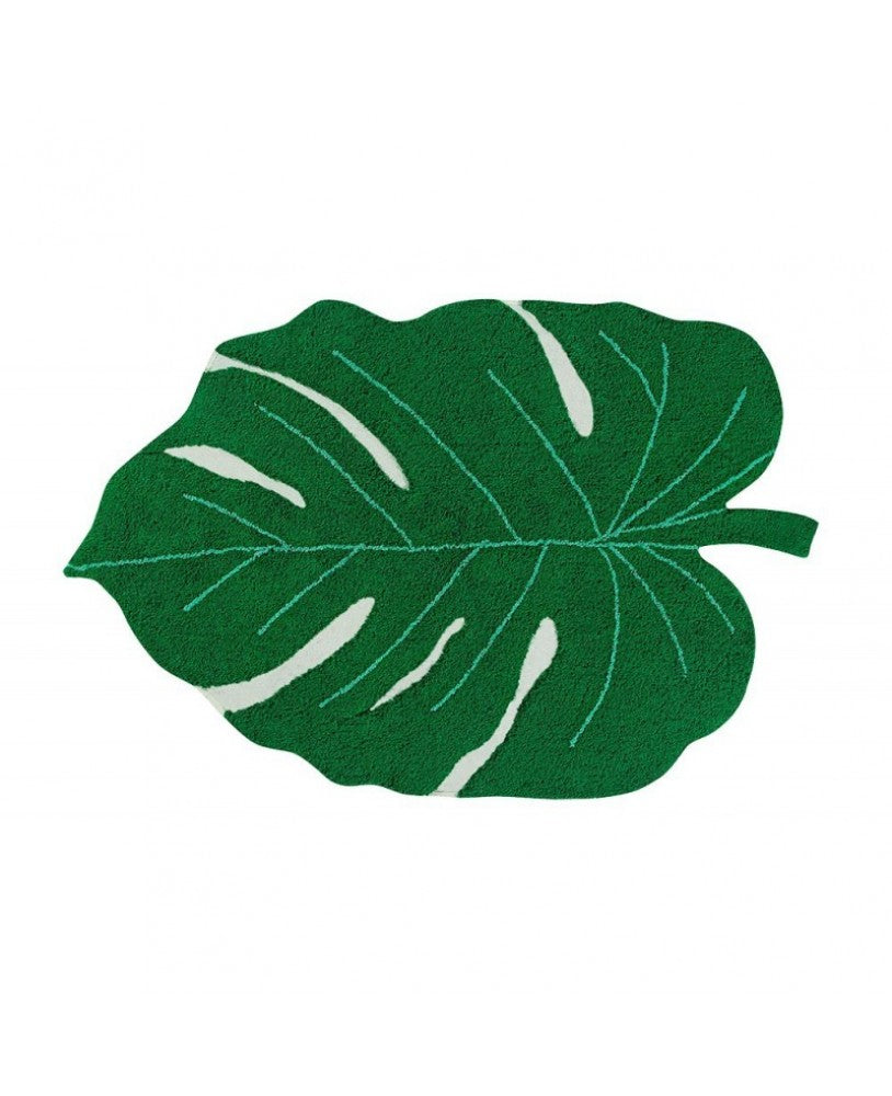 Washable Mat, Monstera Leaf