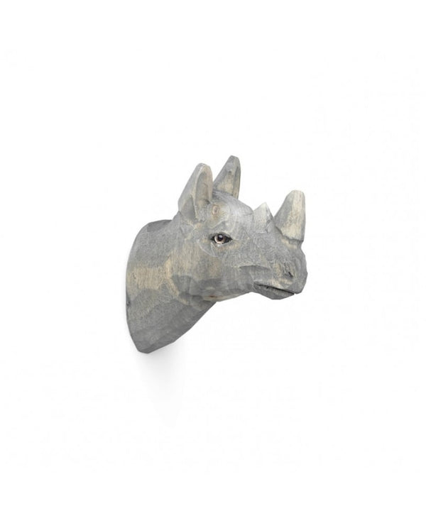 Cabide Rinoceronte, Esculpido à Mão